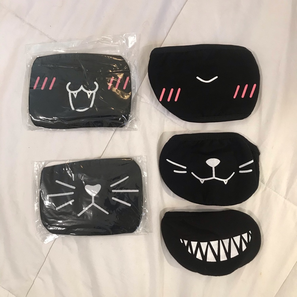 Kawaii Japanese Breathable Soft Cotton Face Masks